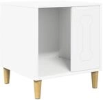 vidaXL Hundeh&uuml;tte Wei&szlig; 44 x 42 x 49 cm Holzwerkstoff 8000698