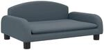 vidaXL Kindersofa Dunkelgrau 70x45x30 cm Stoff 3196359