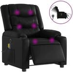 vidaXL Massagesessel Elektrisch Schwarz Kunstleder Modell 13
