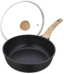 Relaxdays Schmorpfanne Aluminium Schwarz Antihaft Induktionsgeeignet Mit Deckel...