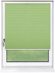 Deco-Raum Plissee Basic ohne Bohren 70x210cm Gr&uuml;n Blickdicht Klemmfix