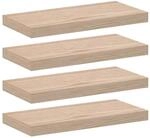 vidaXL Schweberegale 4 Stk 50x23,5x4 cm Holzwerkstoff 4010687