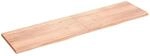 vidaXL Wandregal Hellbraun 200x50x2-4 cm Massivholz Eiche Behandelt 363728