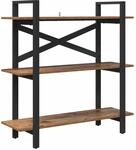 vidaXL B&uuml;cherregal Altholz 100 x 33,5 x 102 cm Holzwerkstoff 883950