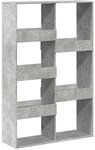 vidaXL Raumteiler Betongrau 100x33x155,5 cm Holzwerkstoff 3309567