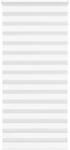 vidaXL Doppelrollo Wei&szlig; 115x230 cm Stoffbreite 110,9 cm Polyester 4014810