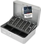 HMF 10022-09 Geldkassette Abschlie&szlig;bar Kasse Euro M&uuml;nzz&auml;hlbrett 3...