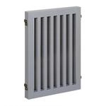 Relaxdays Absperrgitter 3-teilig MDF Grau Verstellbar 70 cm x 154 cm x 30 cm 8,8 kg
