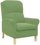 vidaXL Sessel Hellgr&uuml;n 76 x 94 x 102 cm Samt 42009860