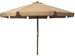 DELUKE Sonnenschirm Aus Holz PAUL TaupeHxB 254x330cm Sonnenschirm 330cm...