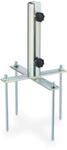 Relaxdays Rasendorn Eisen Silber Verstellbar 27 cm x 30 cm x 25 cm 1,9 kg