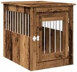 vidaXL Hundek&auml;fig im M&ouml;belstil Altholz-Optik 55x75x65 cm Holzwerkstoff 857639