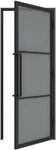 inova Loft Glast&uuml;r 834 x 1972 mm Grauglas 3 Felder DIN Rechts Komplettset...