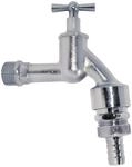 Kirchhoff Auslaufventil Knebelgriff 21 mm (1/2 ZollAG) x 26,4 mm(3/4 ZollAG) x 1/2