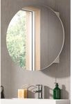 Inn.Furn Badezimmer Spiegelschrank in Wei&szlig; 70 cm Roove