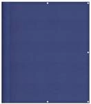 vidaXL Balkon-Sichtschutz Blau 120x800 cm 100 % Polyester-Oxford 4000292