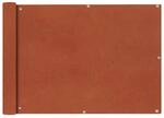 vidaXL Balkon Sichtschutz Oxford-Gewebe 75x400 cm Terracotta 42328