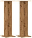 vidaXL Pflanzenst&auml;nder 2 Stk Artisan-Eiche 30x30x95 cm Holzwerkstoff 3307881