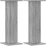 vidaXL Pflanzenst&auml;nder 2 Stk Grau Sonoma 30x30x80 cm Holzwerkstoff 3307869