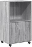 vidaXL Rollschrank Grau Sonoma 55x40x91 cm Holzwerkstoff 853187