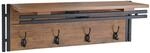 MCW Wandgarderobe A27 4 Haken 3D-Struktur Wildeiche-Optik