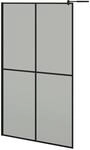 vidaXL Duschwand f&uuml;r Walk-In Dusche 118x190 cm Dunkles Sicherheitsglas 151887