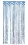 vidaXL Makramee Vorhang Blau 140x240 cm Baumwolle Modell 5