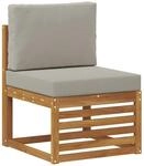 vidaXL Outdoor Mittelsofa Massivholz Akazie Natur 900491
