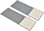 PawHut 2er Kratzmatte Sisal Sessel Couch Katzenkratzmatte