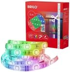 Brilo LED-Strip USB RGB Dimmbar Fernbedienung Farbwechsel USB Anschluss 5 m