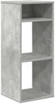 vidaXL B&uuml;cherregal Betongrau 34x31x80 cm Holzwerkstoff 860277