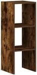 vidaXL B&uuml;cherregal Stapelbar R&auml;uchereiche 30x30x80 cm Holzwerkstoff 858811