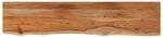 vidaXL Wandregal 90x20x3,8 cm Rechteckig Massivholz Akazie Baumkante 370275