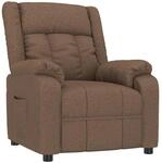 vidaXL Relaxsessel Braun Stoff 348112
