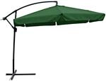 DELUKE Ampelschirm CALLI &Oslash; 300cm 6-Eckig Gr&uuml;n Polyester Sonnenschirm mit St&auml;nder