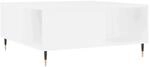 vidaXL Couchtisch Wei&szlig; 80x80x36,5 cm Holzwerkstoff 830772