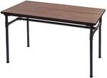 MCW Esstisch H10b Schwarz-Braun 120x70cm