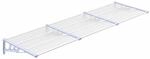 vidaXL T&uuml;rvordach Grau und Transparent 297,5x90 cm Polycarbonat 153694