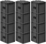 PROREGAL Supersparset 12x Eurobox Nextgen Portable HxBxT 33,5x30x40cm 30 Liter