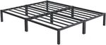 ML-Design Metallbett 160x200 cm auf Stahlrahmen mit Lattenrost Anthrazit Metall