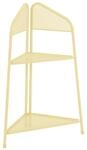 Garden Pleasure Mwh Eckregal Ekko 100 cm x 48 cm x 48 cm Gelb