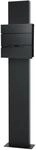 ML-Design Standbriefkasten Anthrazit 37x11x36,5cm mit Zeitungsfach Standfu&szlig;