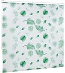 Relaxdays Duschrollo Kunststoff Aluminium Wei&szlig; Gr&uuml;n Wasserabweisend 160 cm x 240 cm