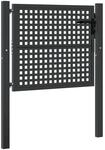 vidaXL Gartentor Anthrazit 105x75 cm Stahl 154559