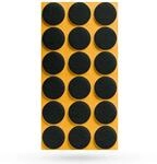 SOTECH Filzgleiter &Oslash;25 x 3 mm Selbstklebend Schwarz