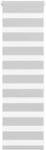 vidaXL Doppelrollo Hellgrau 50x100 cm Stoffbreite 45,9 cm Polyester 4014407