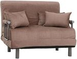 MCW Schlafsessel K29 Stoff Chenille 370g/m&sup2; Braun