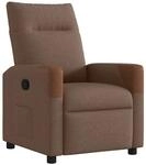 vidaXL Relaxsessel Braun Stoff 4104812
