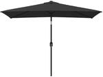 furnicato Sonnenschirm mit Metall-Mast 300x200 cm Schwarz