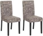 CHEFGASTRO Esszimmerstuhl 2er-Set Klassisch & Zeitlos 90x43x56cm Sitzh&ouml;he 45cm
